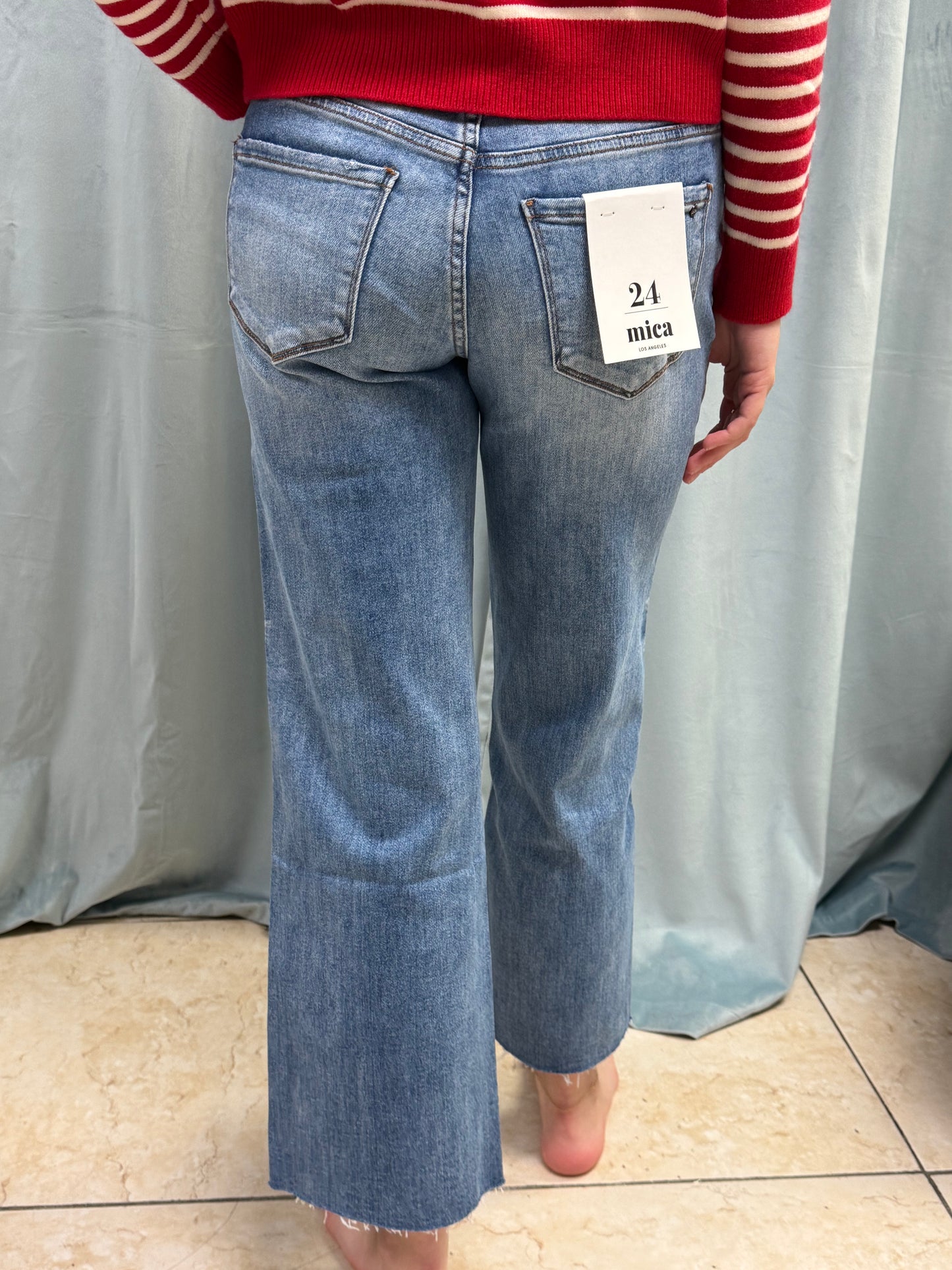 Mica Crop Wide Leg Jeans