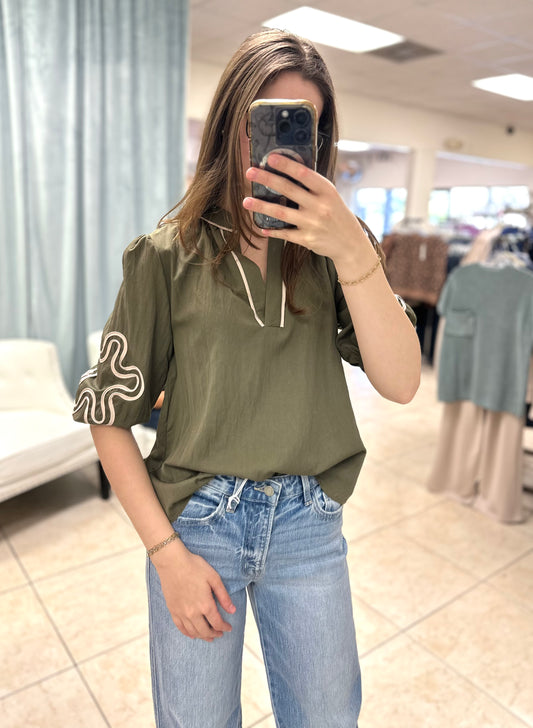 The Delta Belle Blouse