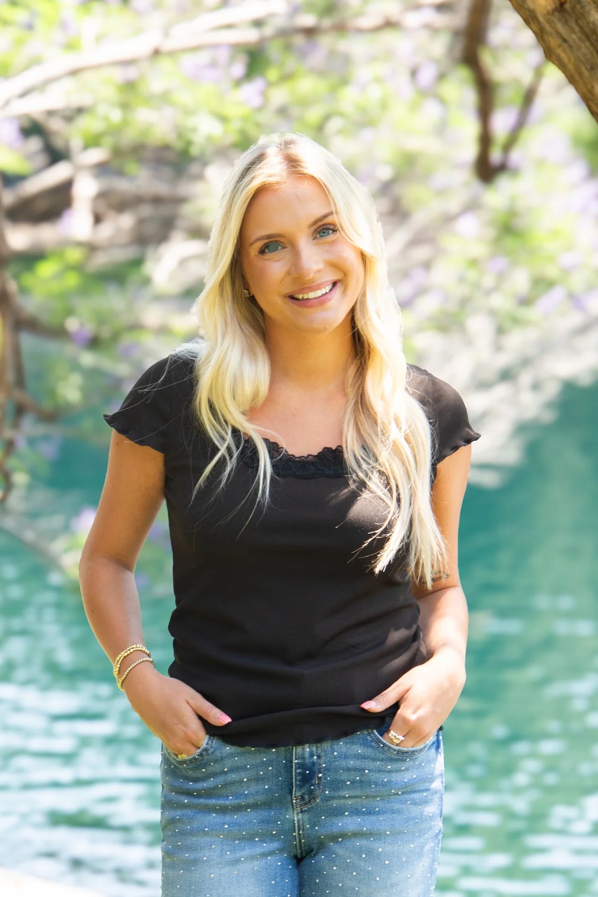 Sweet Talk Lace Tee