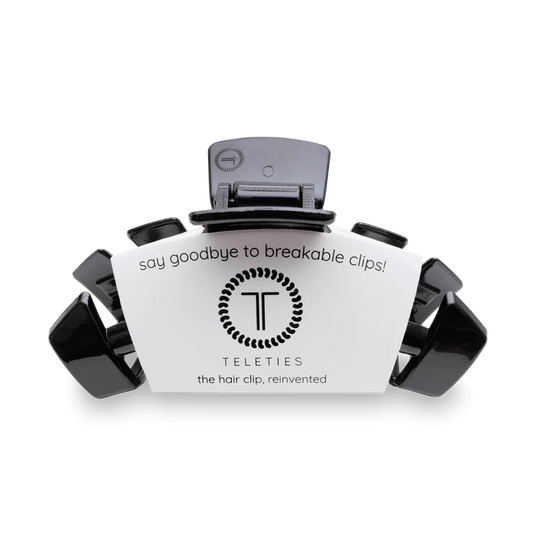 Classic Jet Black Large Claw Hair Clip