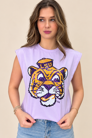 Saturday Sparkle LSU Tank