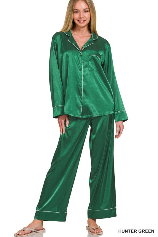 Sophia Satin Pajama Set