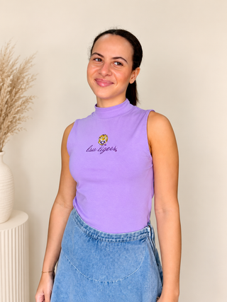 The Lineup Mockneck Tank | LSU