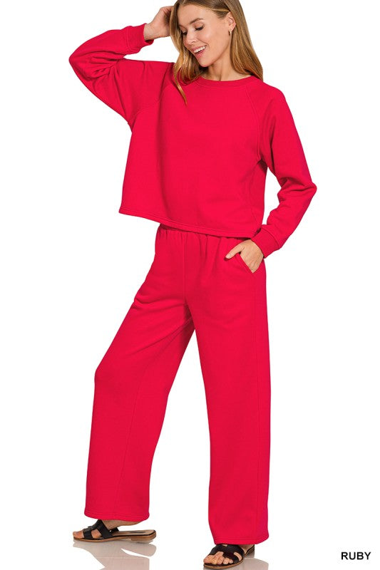 The Ryann Fleece Lounge Set