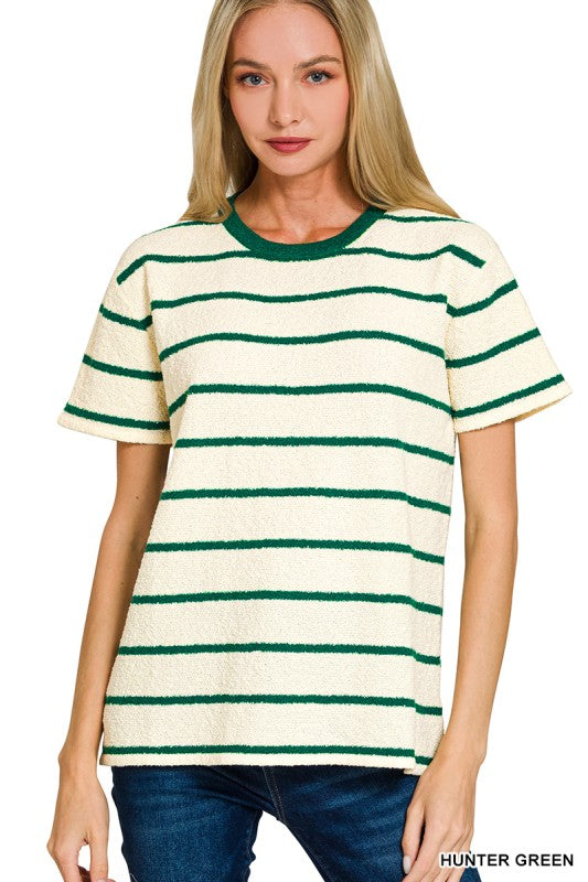 The Hallie Loop Stripe Top