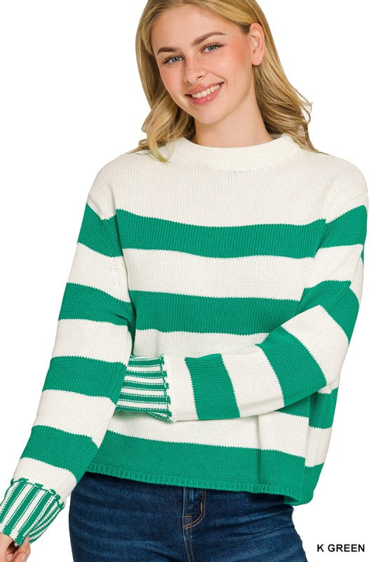 The Weekend Stripes Knit Sweater