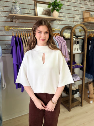 Annabelle Keyhole Blouse