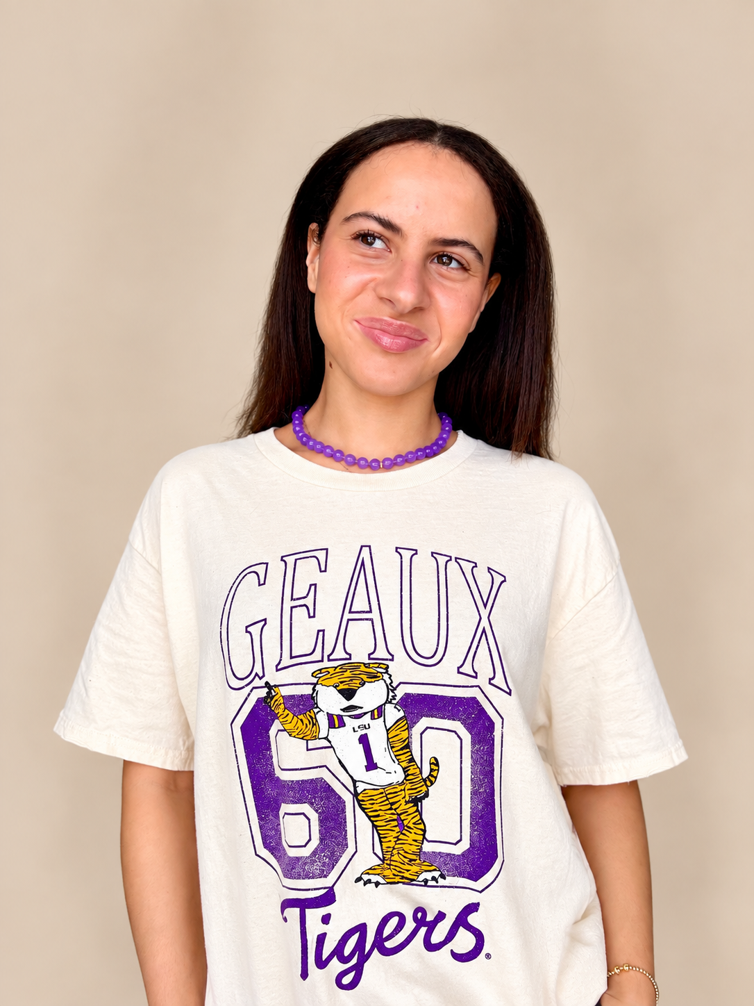LSU Tigers Vintage Thrifted Graphic Tee