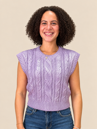 Lavender Sweater Vest