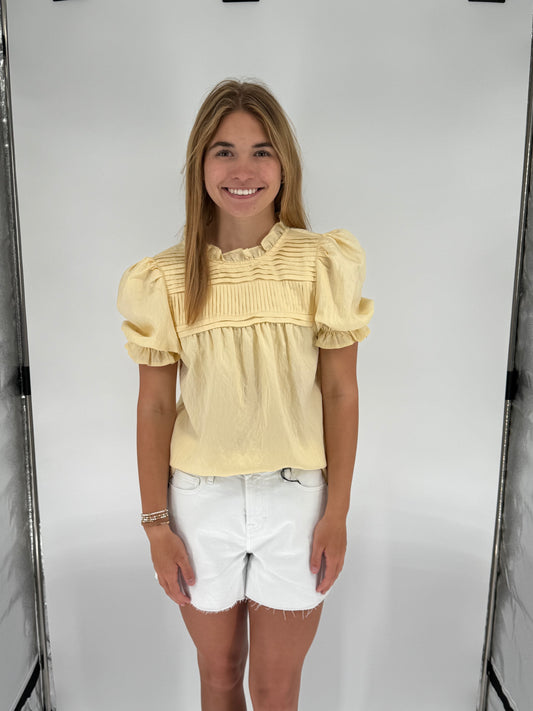 Maribel Pintuck Blouse