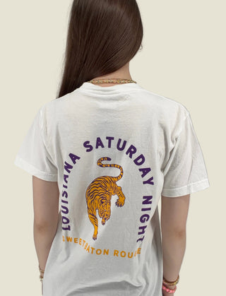 Louisiana Saturday Night Tiger Pocket T-Shirt