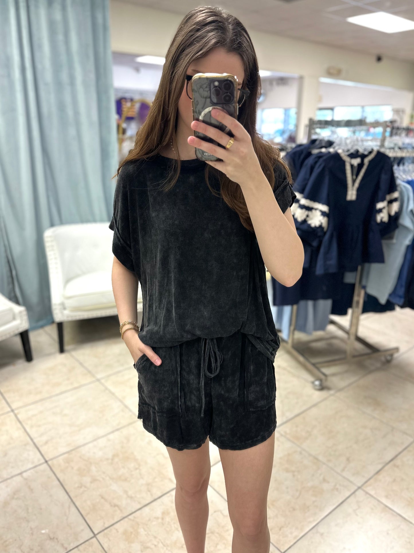 The Micro Ribbed Set