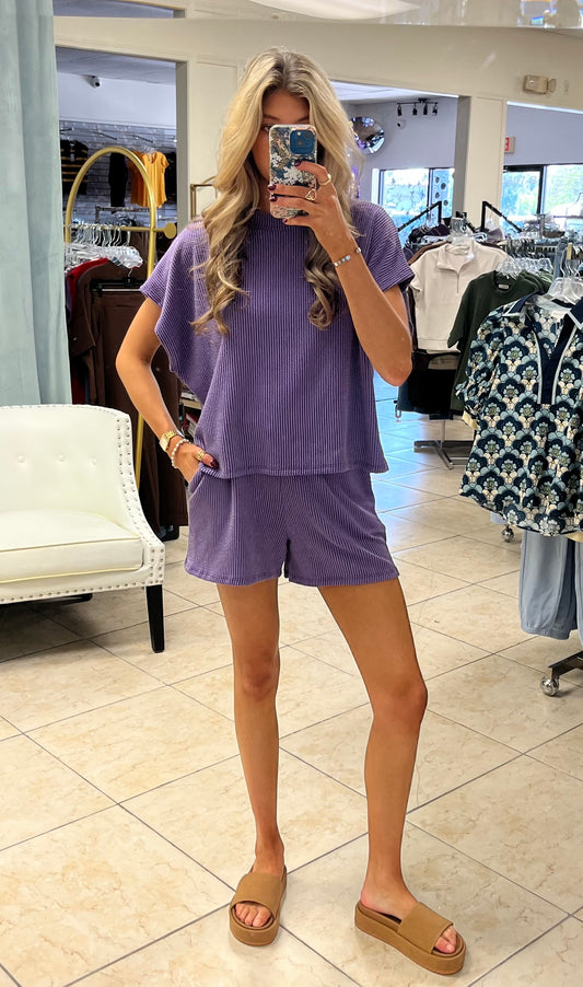 The Ribbed Lounge Set