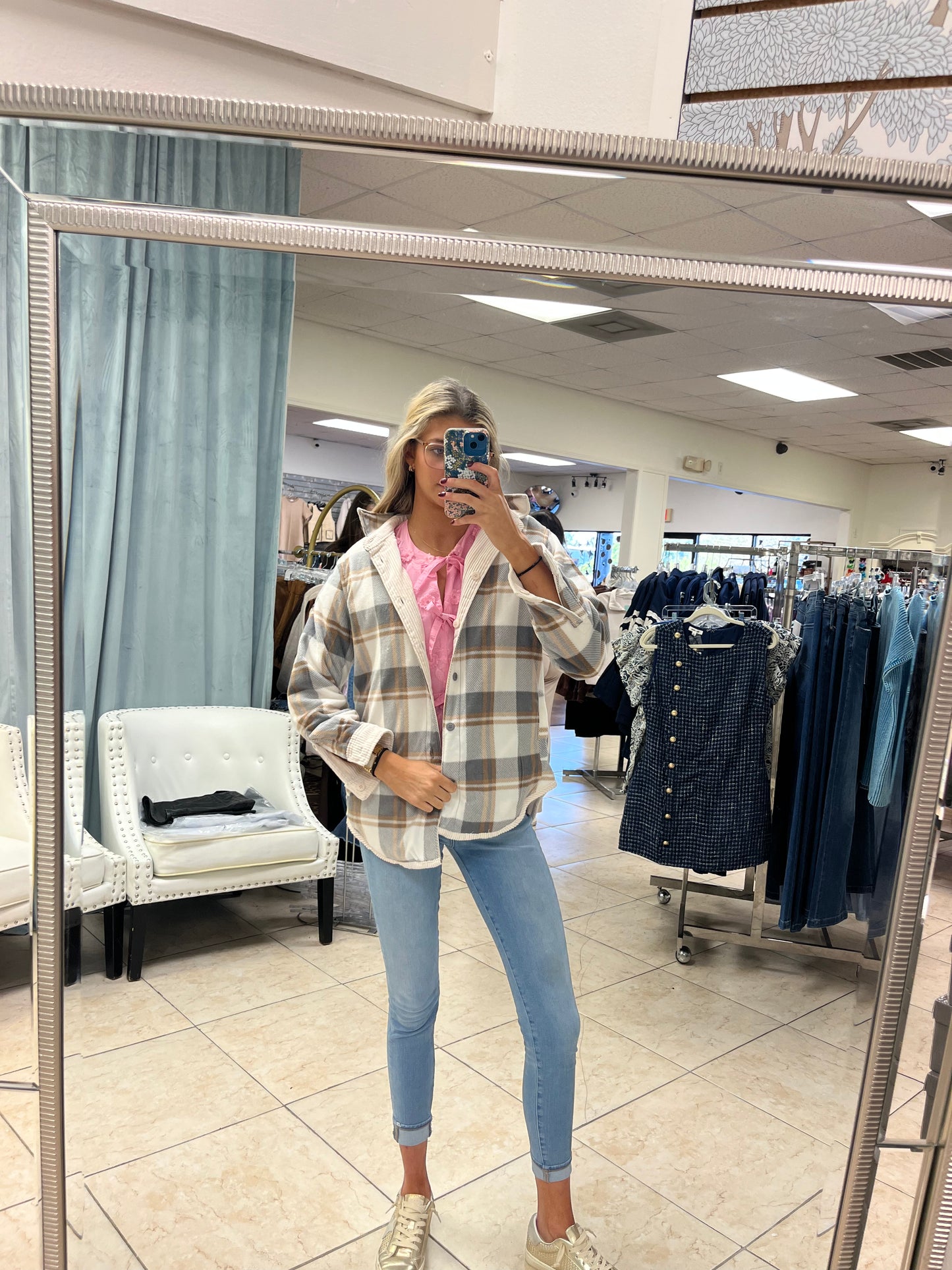 Ruston Ridge Reversible Corduroy Shacket