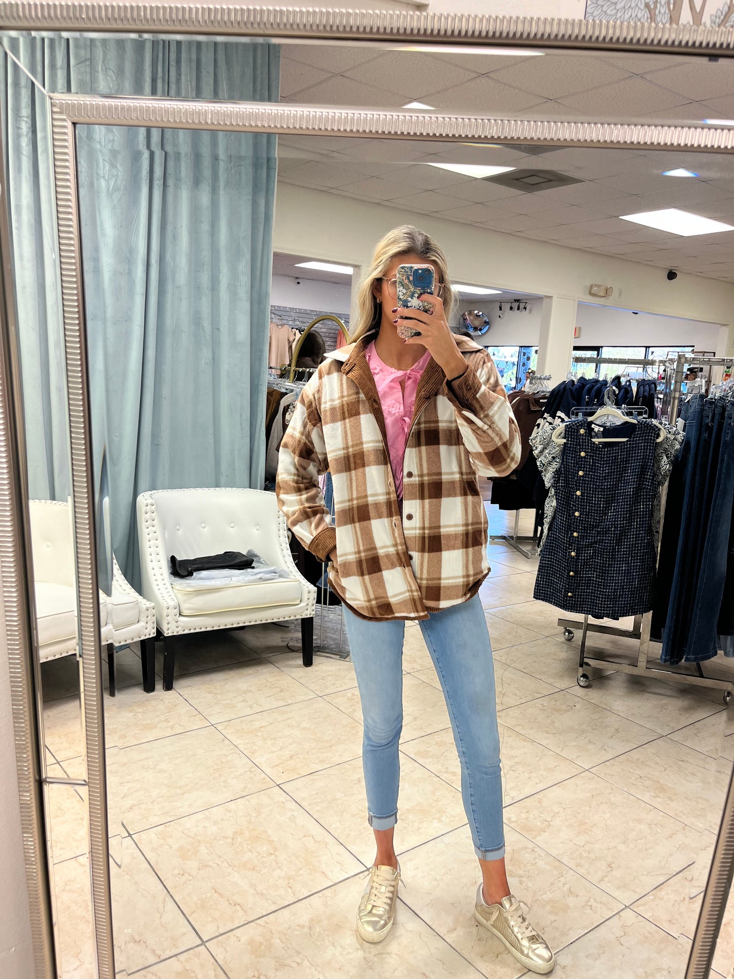 Ruston Ridge Reversible Corduroy Shacket