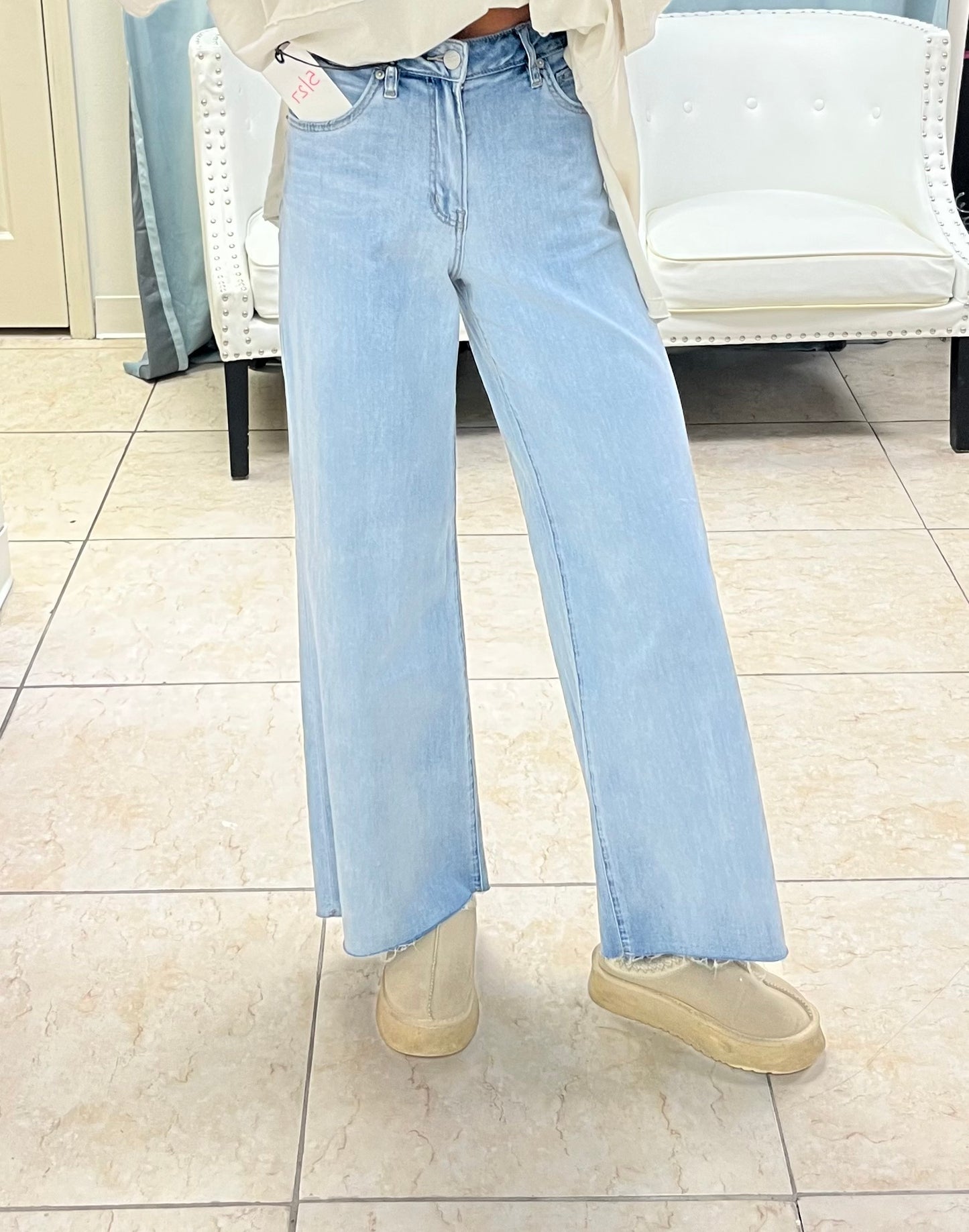 Mica Super Wide Leg Jean