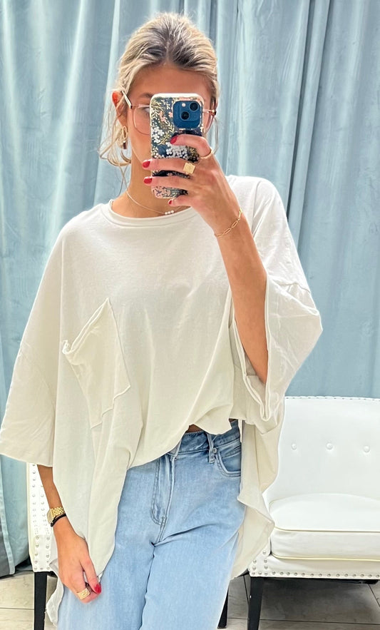 Riley Oversized Pocket Tee