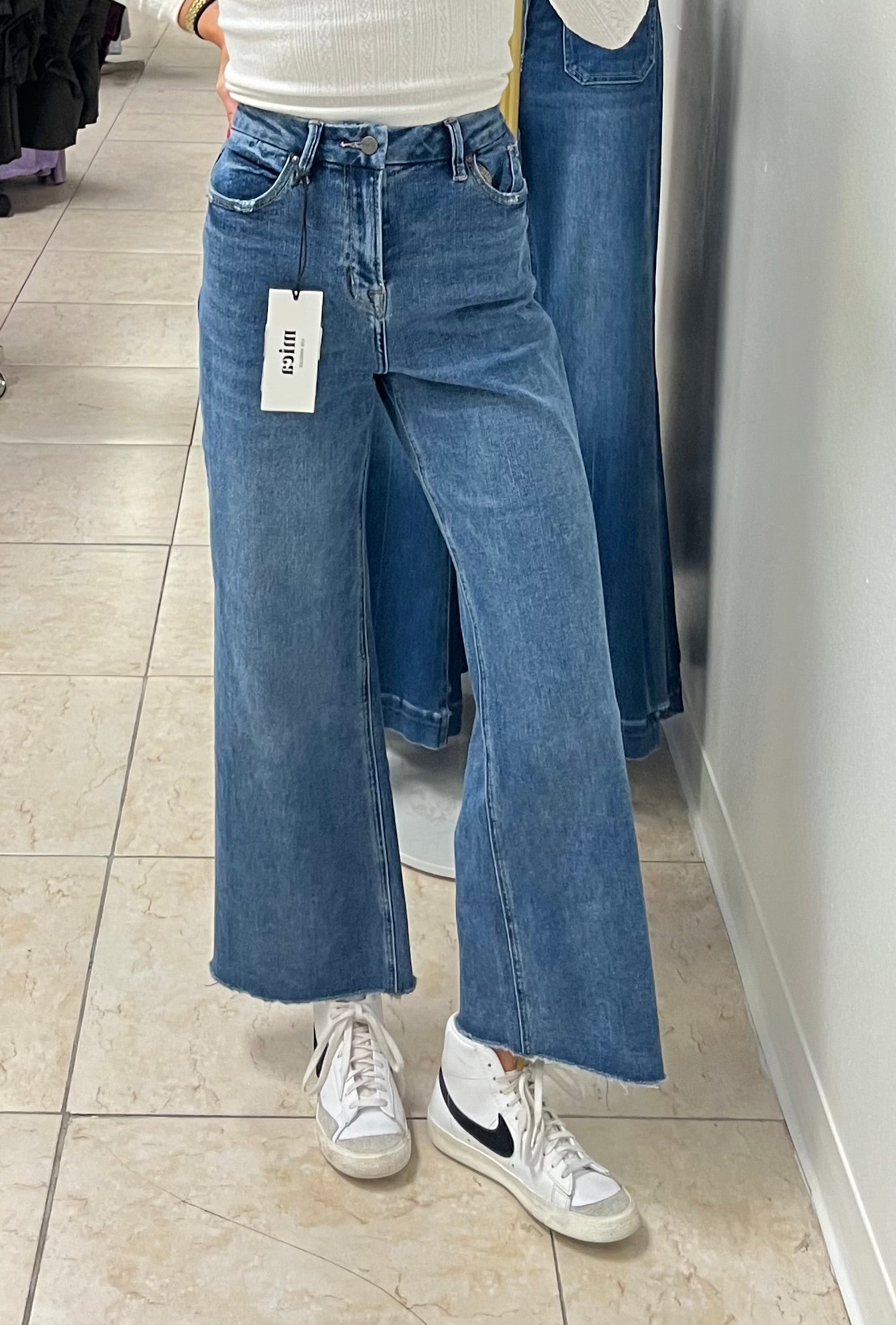 Mica Super High Rise Wide Leg Jean