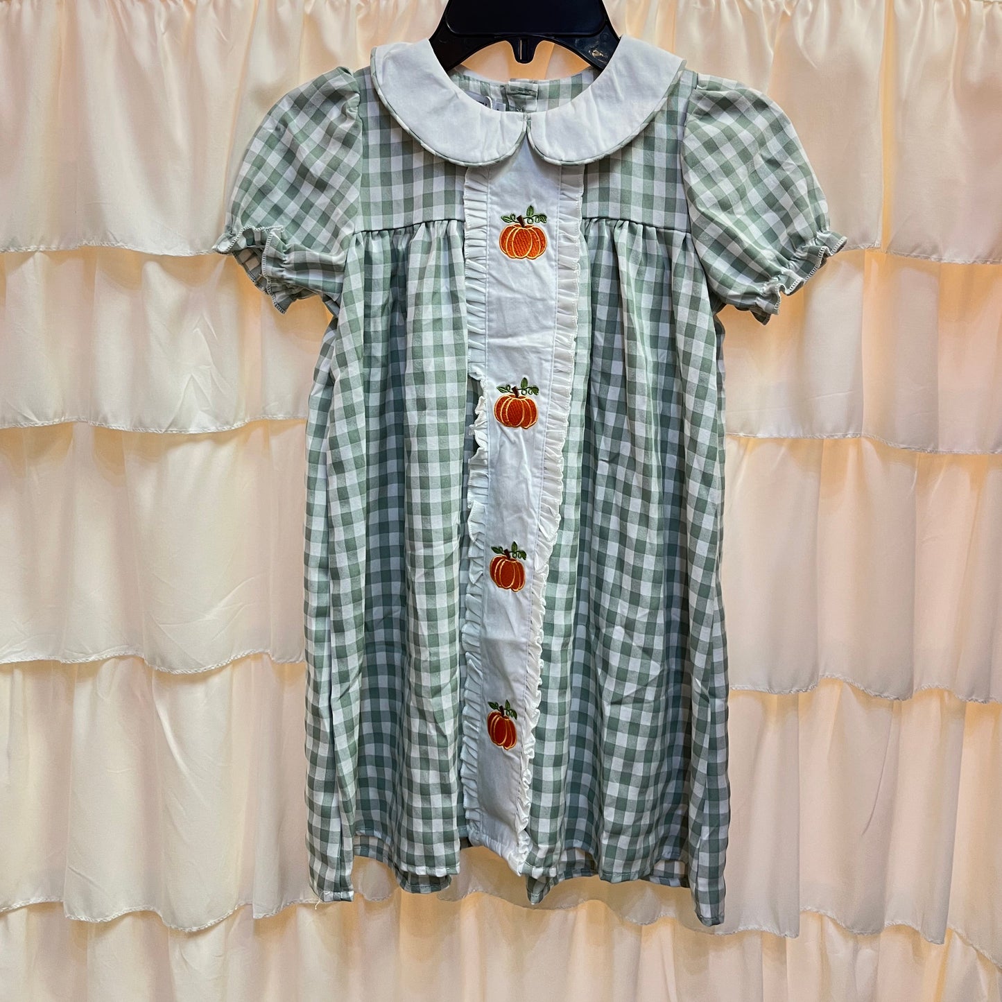 The Pumpkin Patch Gingham Dress