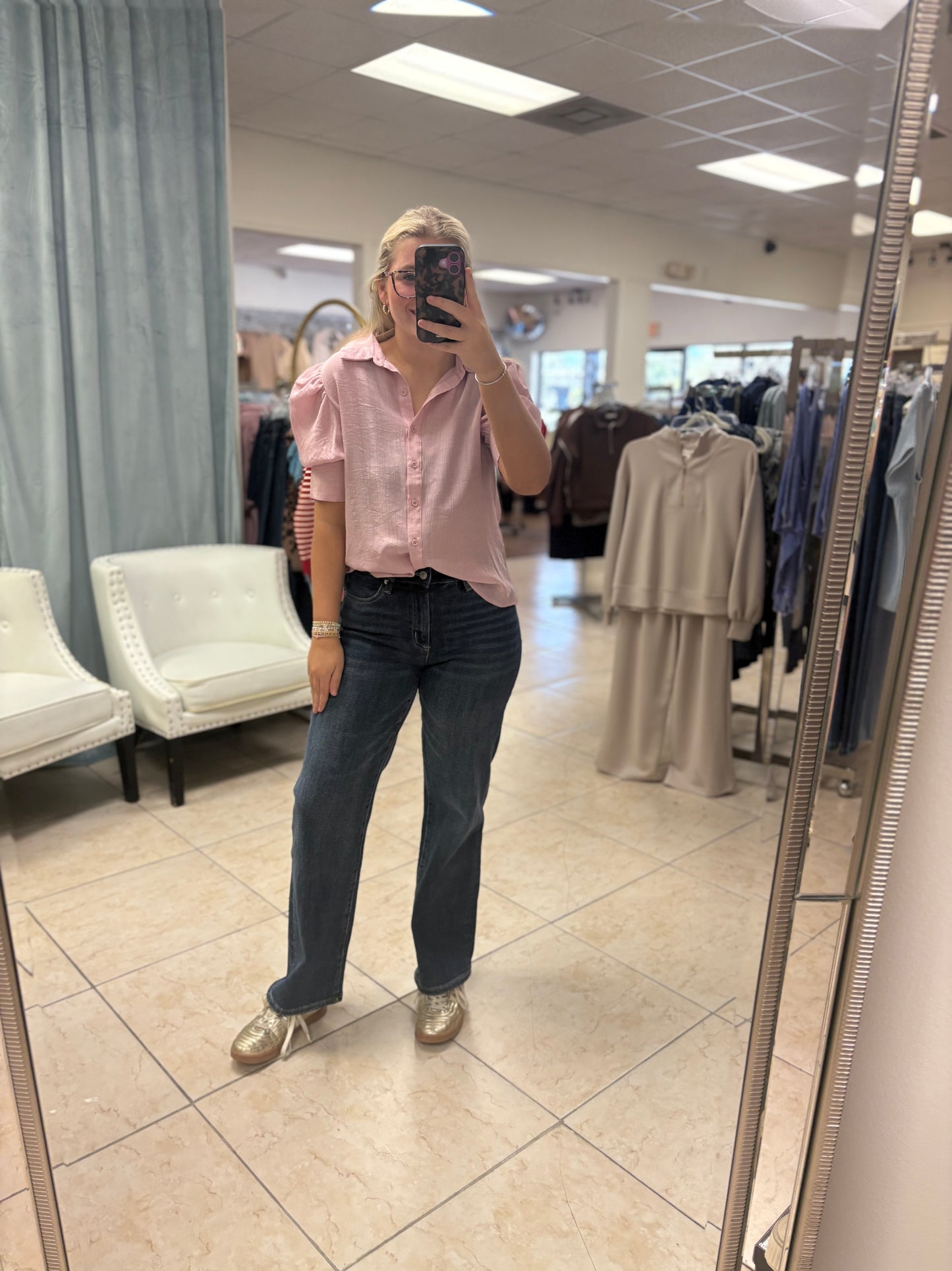 The Margot Puff Sleeve Blouse