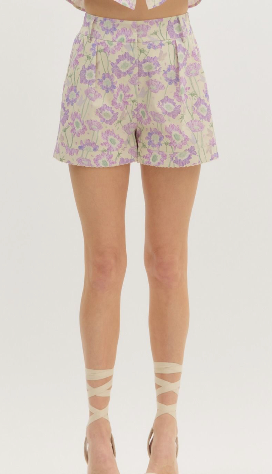 The Tara Floral Shorts