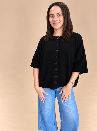 The Addison Button Front Sweater