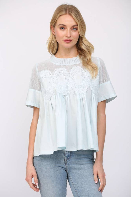 Mary Mesh Top