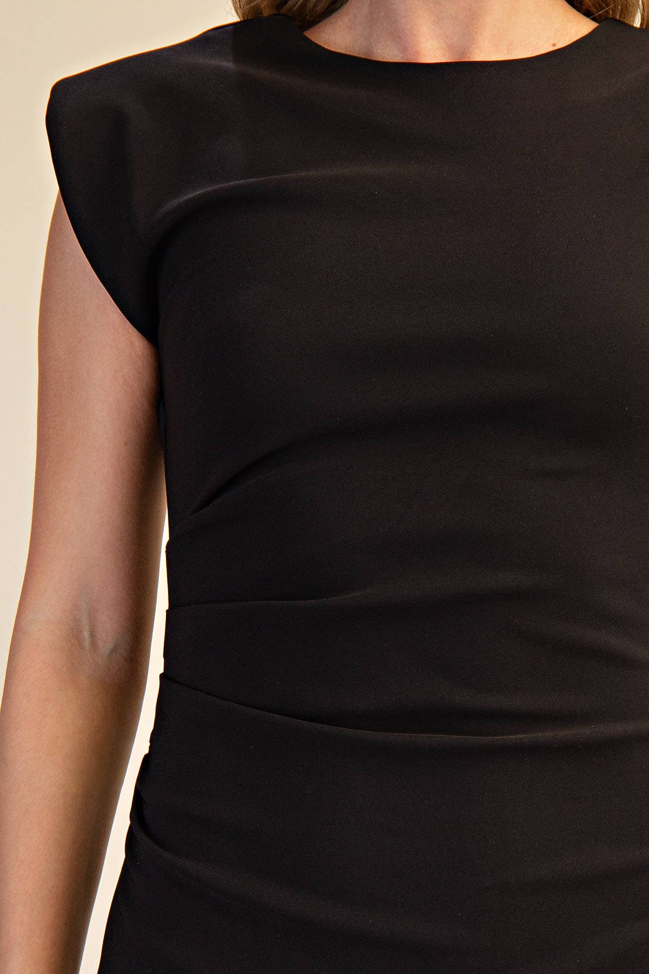 Ruched Fitted Mini Dress