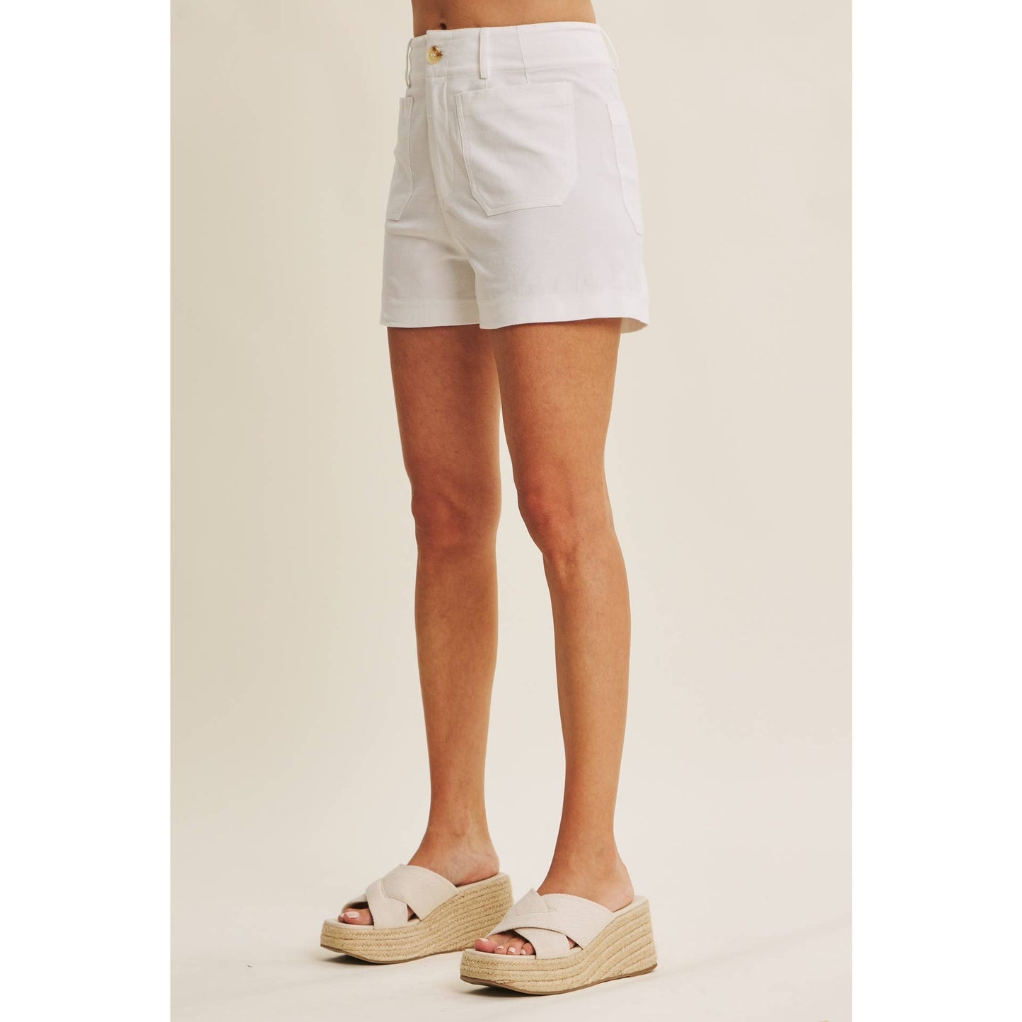 Delaney High Rise Stretch Shorts