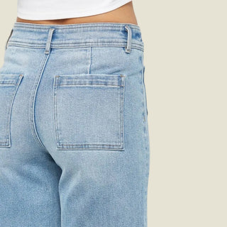 Harper Cropped Wide Leg Jeans