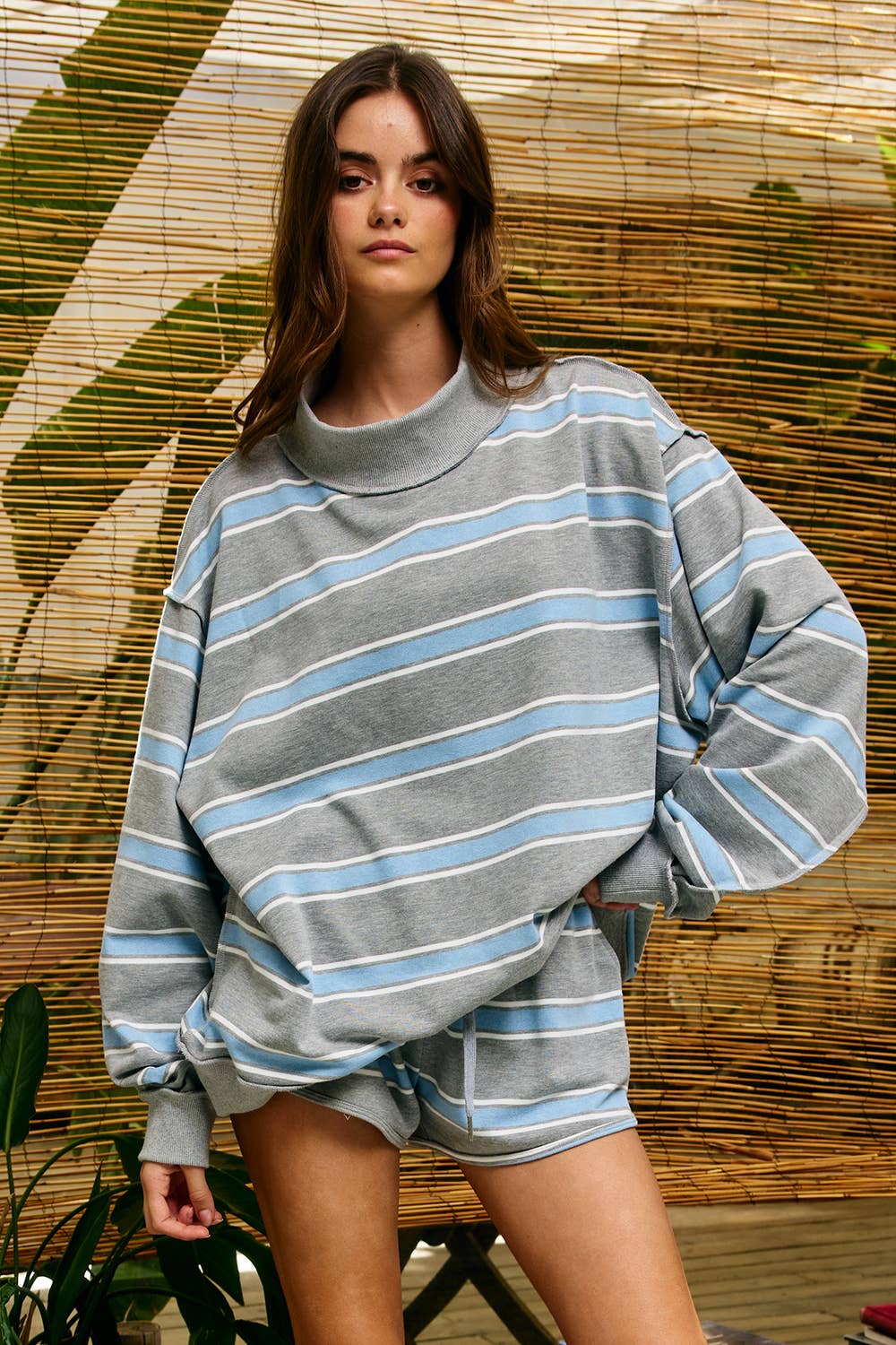 Boardwalk Stripe Dolphin Shorts