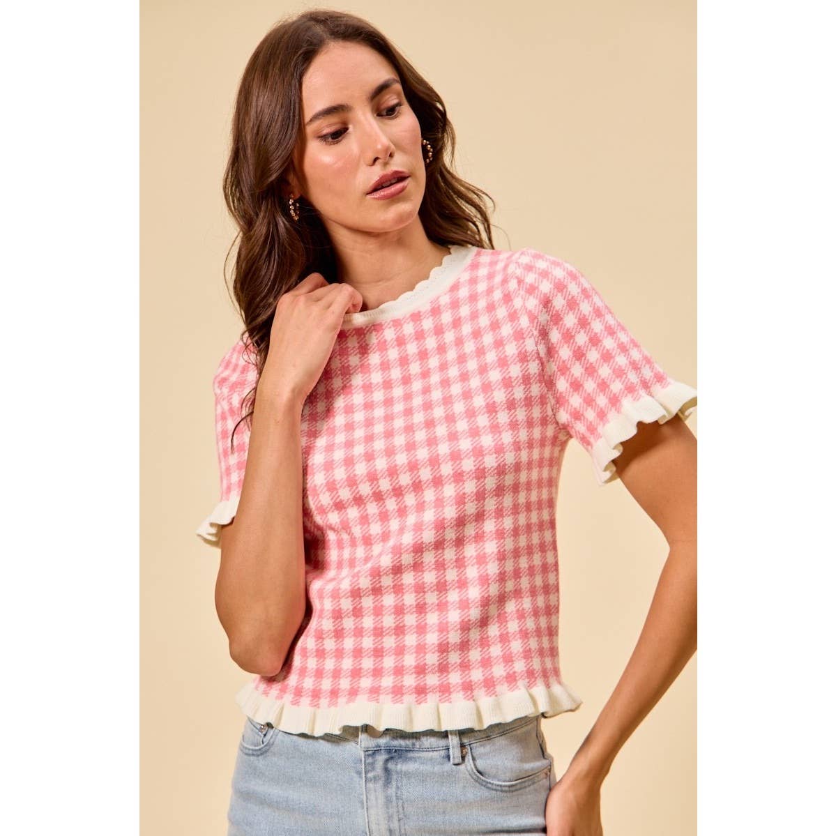 Scarlett Gingham Top