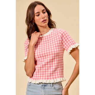 Scarlett Gingham Top