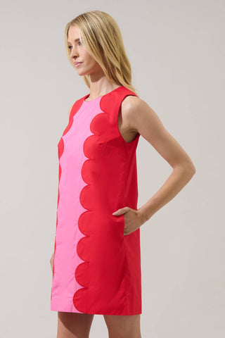 Tinsley Scallop Trim Dress