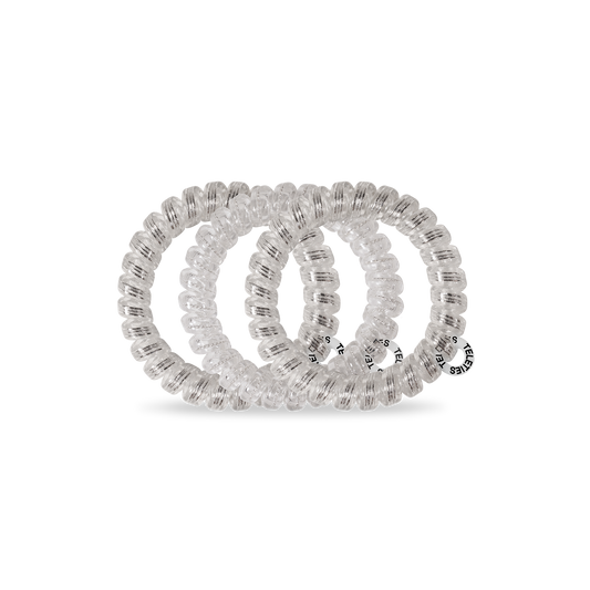 Spiral Hair Coils | Large | Silver Slay Hair Ties