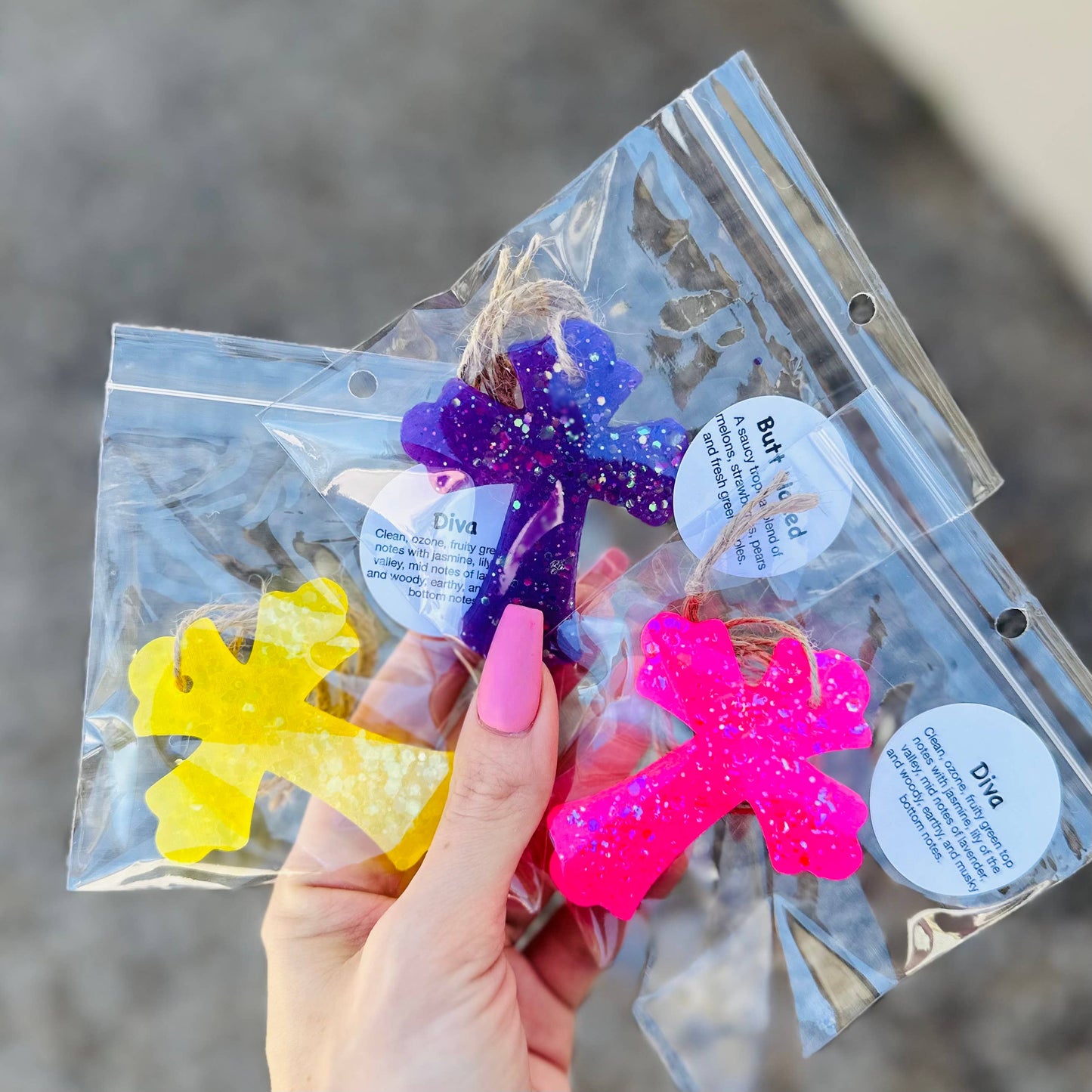 **Custom** Mini Cross Car Freshie