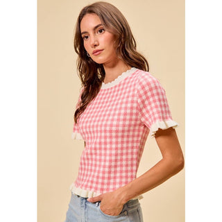 Scarlett Gingham Top