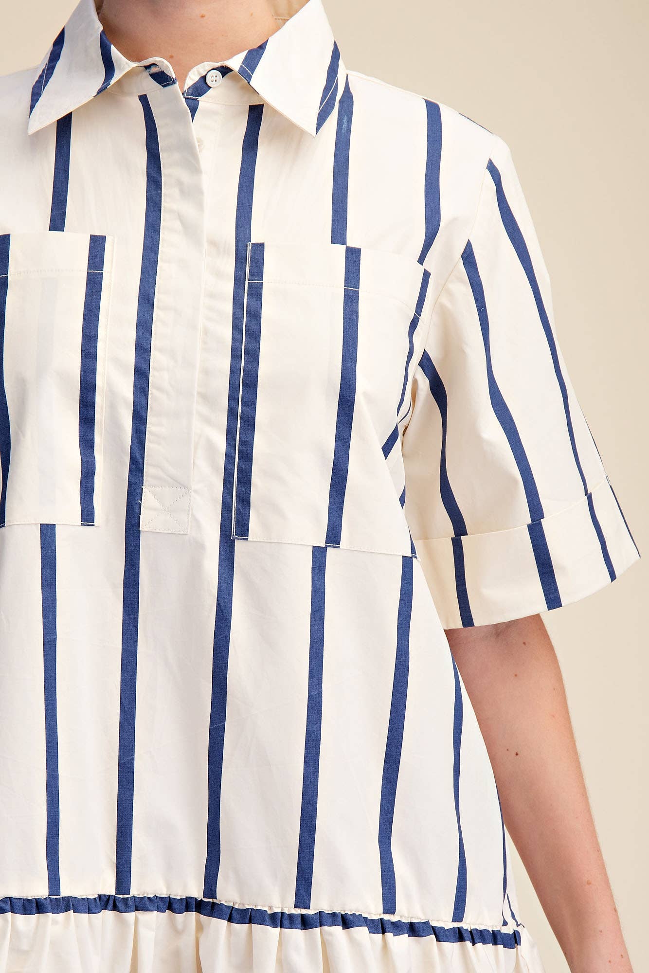 Marlowe Stripe Shirt Dress