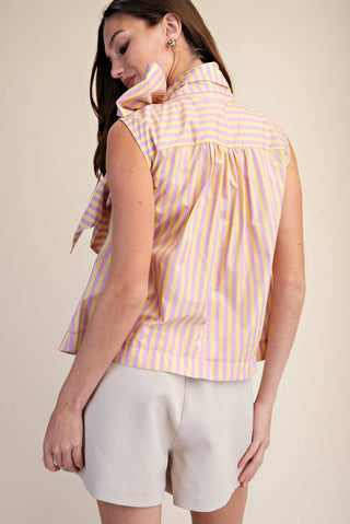 Delilah Bow Stripe Top