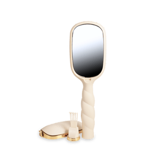 Teleties tan full size boar bristle hair brush, view 6