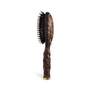 Teleties tortoise full size boar bristle hair brush, view 2