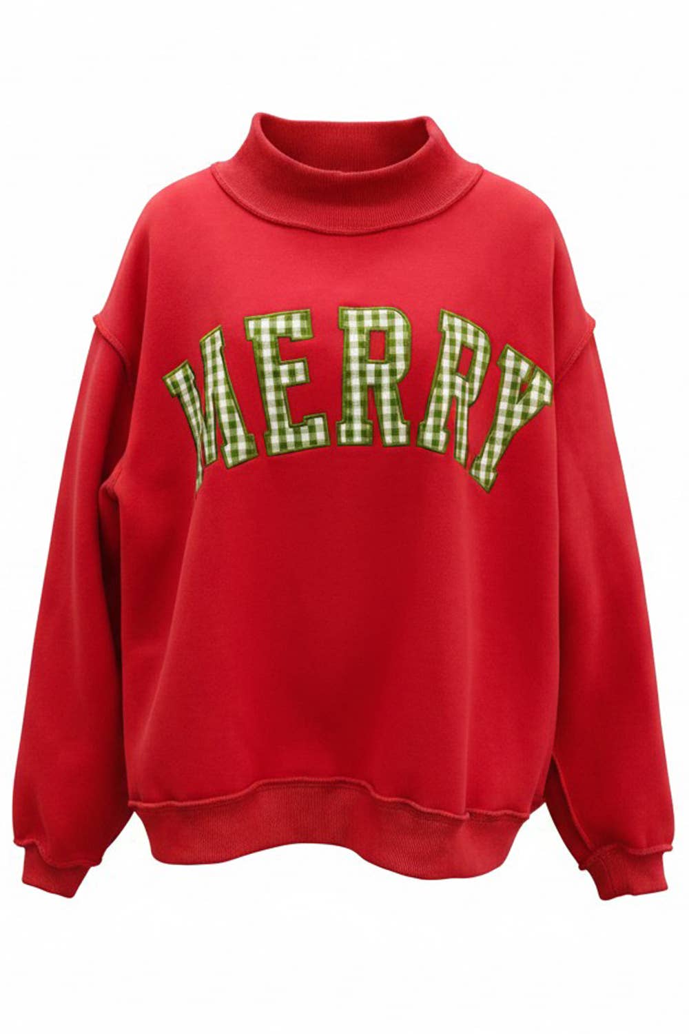 Merry & Bright Embroidered Sweatshirt