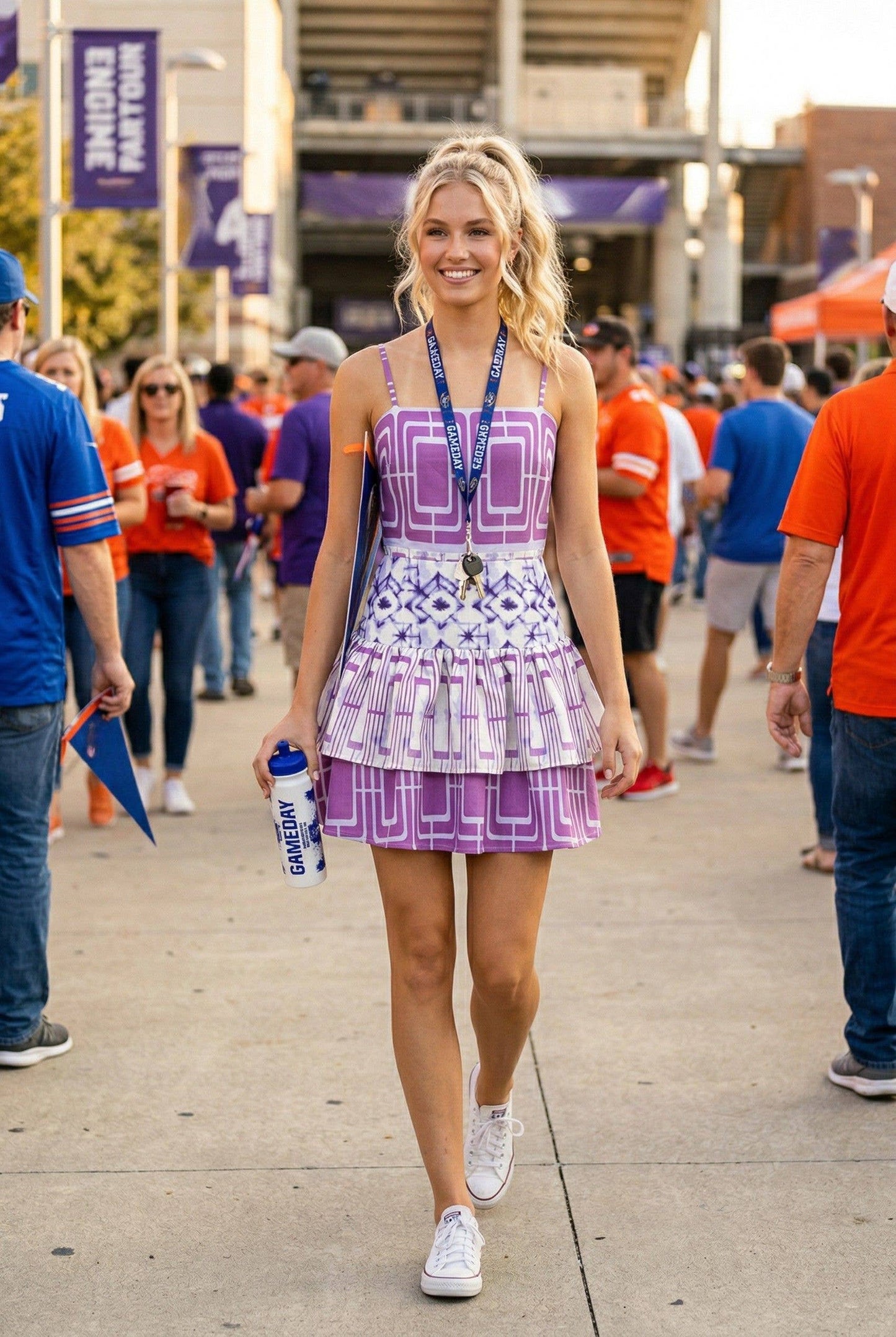 Purple Reign Gameday Dress