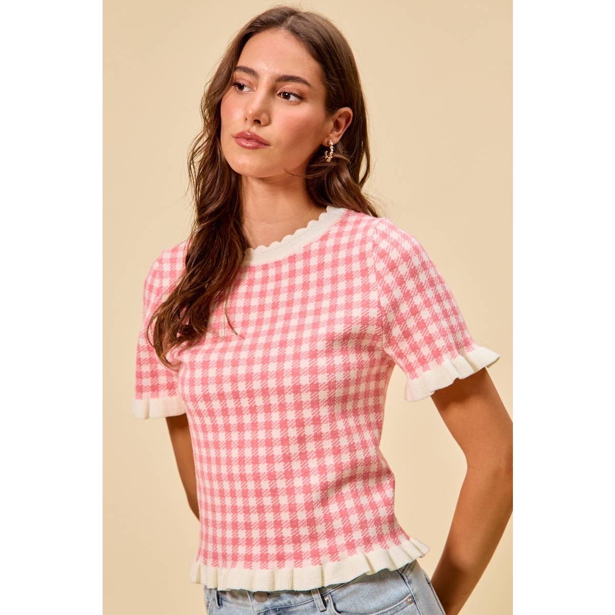 Scarlett Gingham Top
