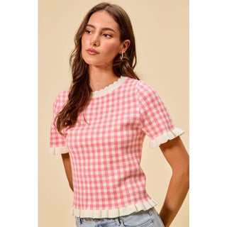 Scarlett Gingham Top