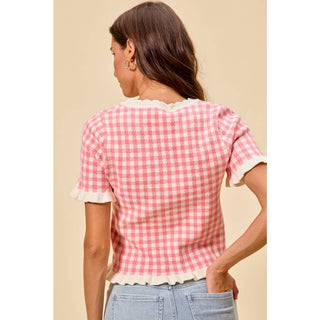 Scarlett Gingham Top