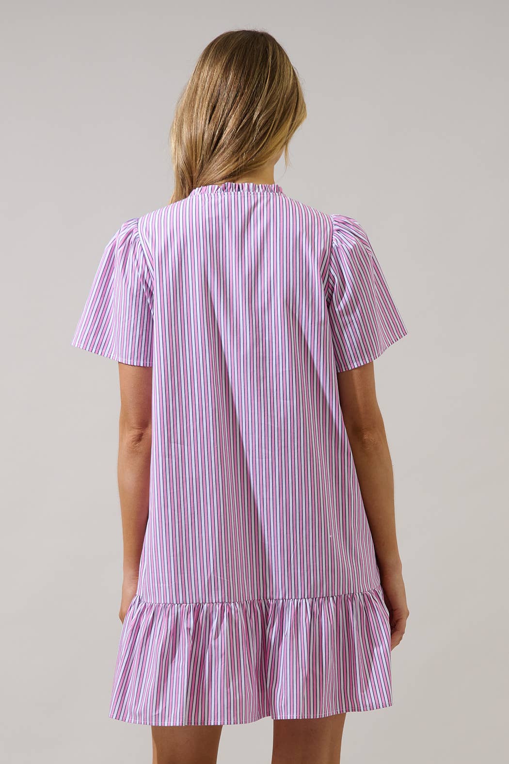 Pink Lemonade Stripe Mini Dress