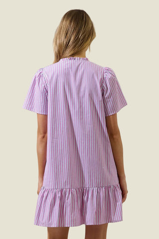 Pink Lemonade Stripe Mini Dress