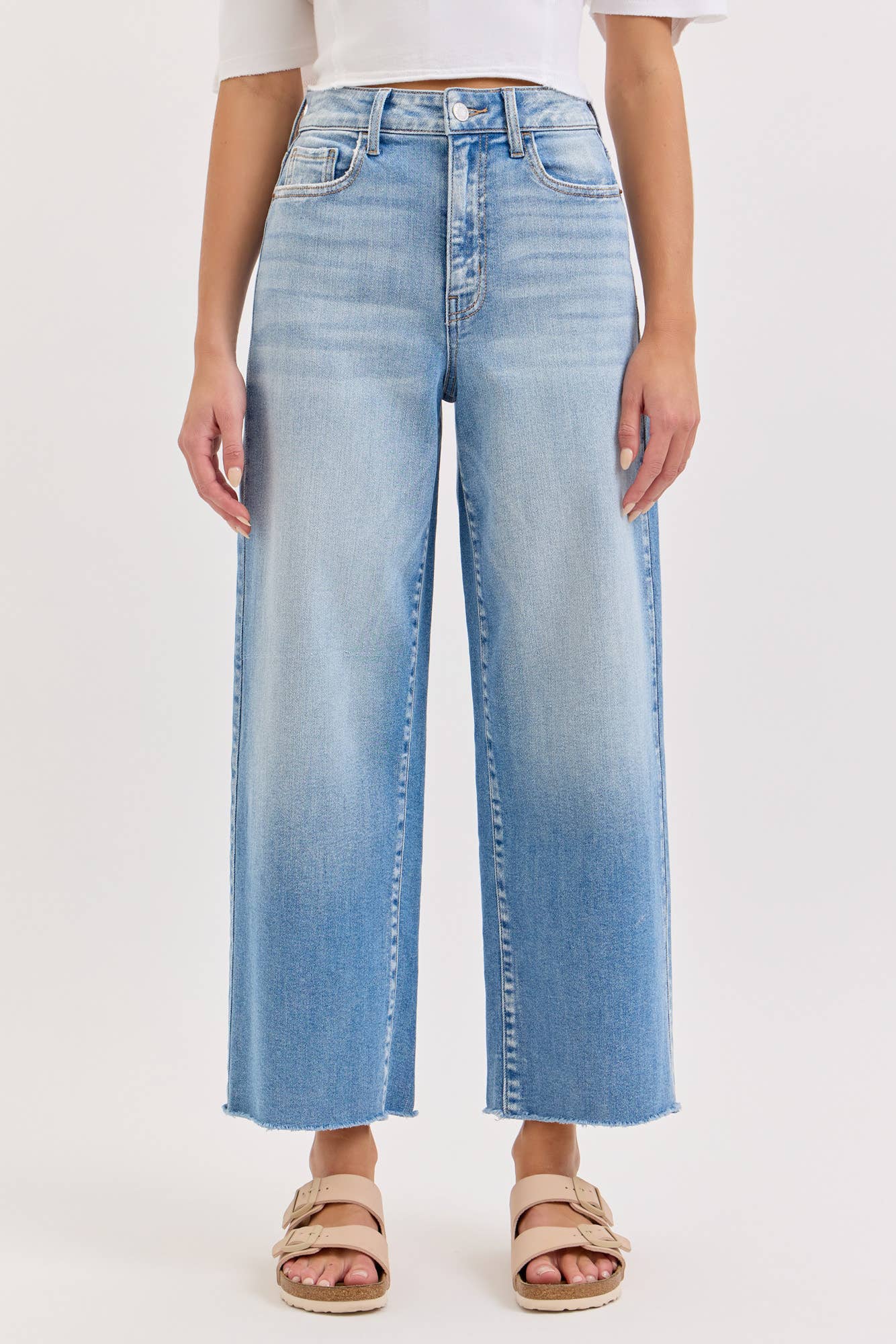 Magnolia Wide Leg Crop Jeans