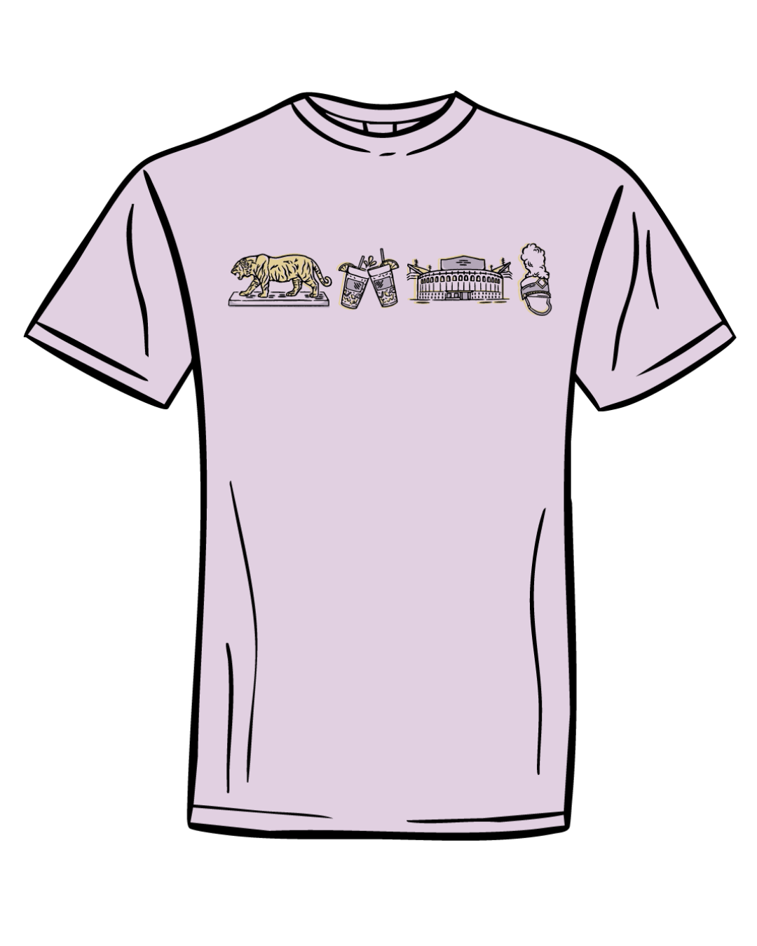 Tigers Tailgates Traditions T-Shirt